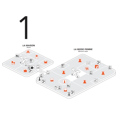 Store Map Le Bon Marché